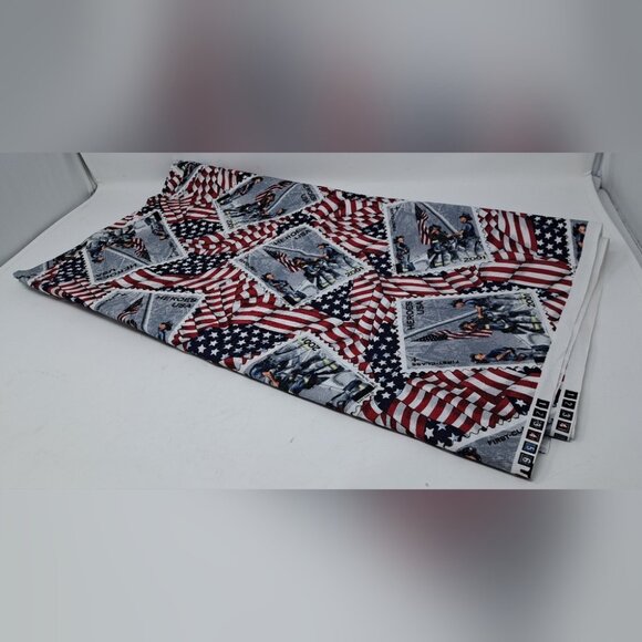 Cranston Village Fabric World Trade Centre 911 September 11th Y2K 2001 100"x44" - Picture 1 of 7